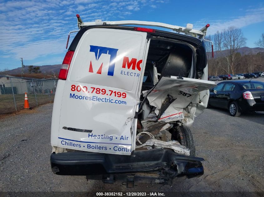 2019 CHEVROLET EXPRESS 2500 WORK VAN 1GCWGBFG7K1218536
