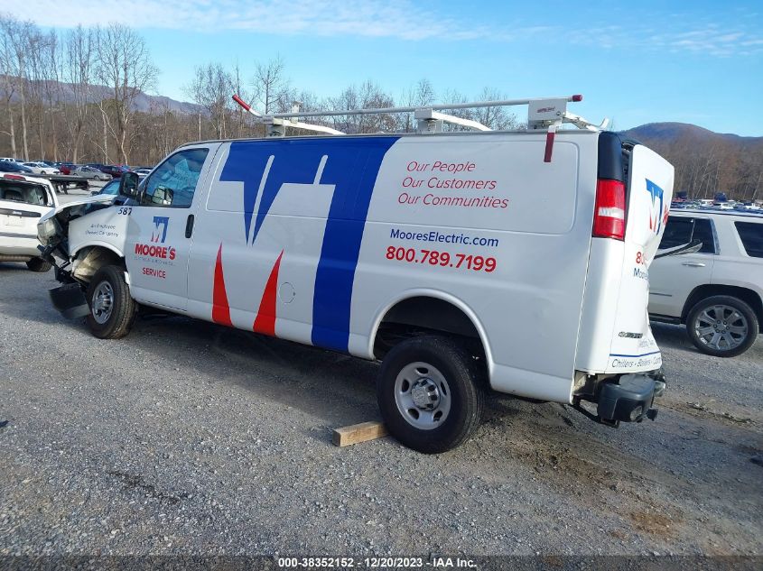 2019 CHEVROLET EXPRESS 2500 WORK VAN 1GCWGBFG7K1218536