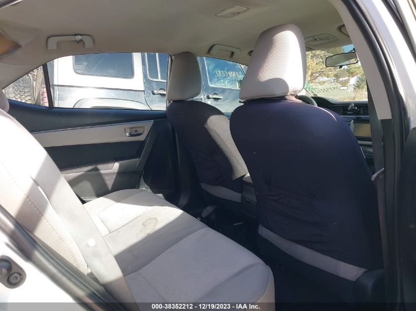2015 TOYOTA COROLLA LE - 5YFBURHE8FP240896
