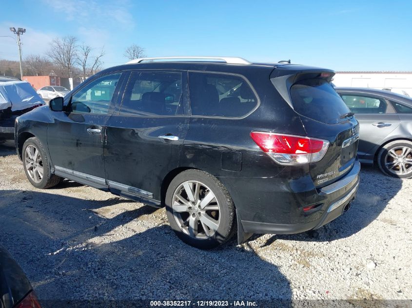 2013 NISSAN PATHFINDER PLATINUM - 5N1AR2MM6DC638546