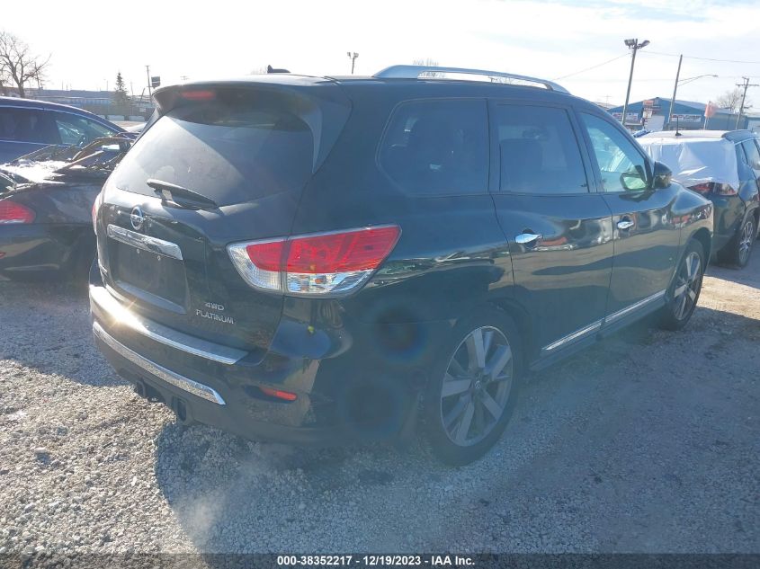2013 NISSAN PATHFINDER PLATINUM - 5N1AR2MM6DC638546