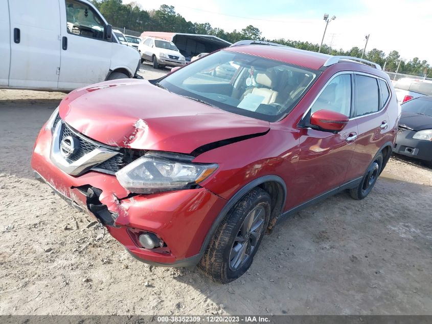 2016 NISSAN ROGUE SL - KNMAT2MT7GP726726