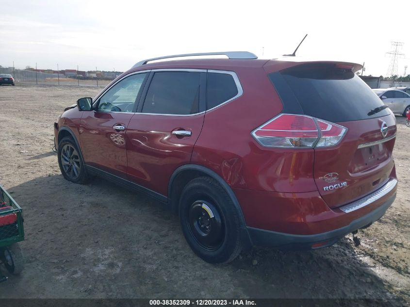 2016 NISSAN ROGUE SL - KNMAT2MT7GP726726