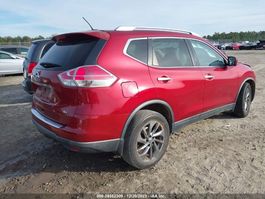 2016 NISSAN ROGUE SL - KNMAT2MT7GP726726