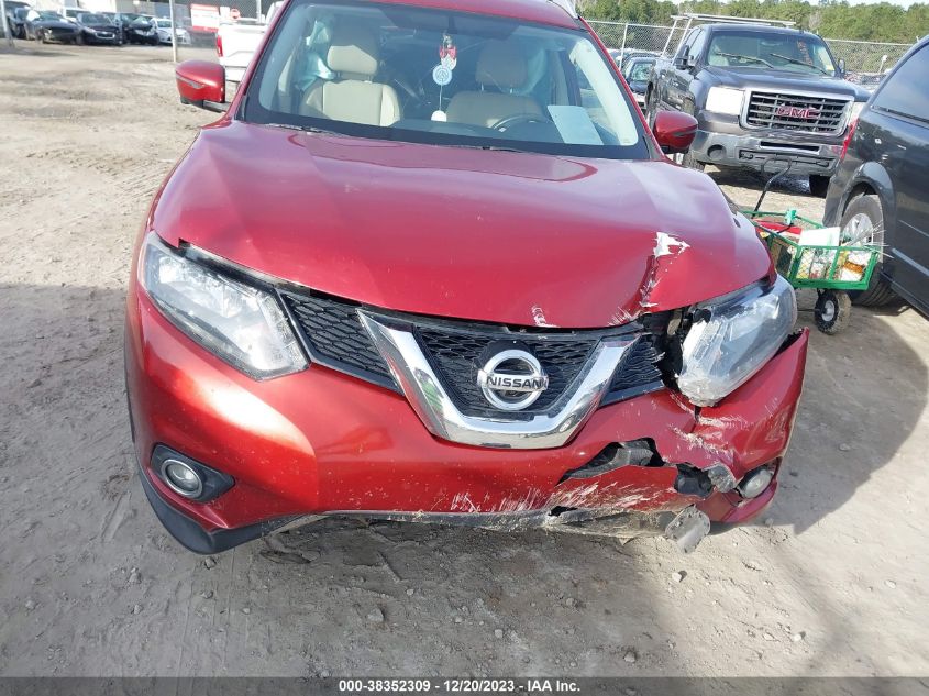 2016 NISSAN ROGUE SL - KNMAT2MT7GP726726