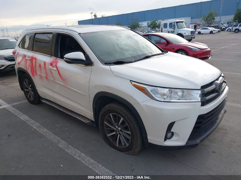 2017 TOYOTA HIGHLANDER XLE - 5TDJZRFH7HS515596