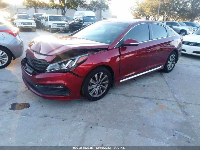 2016 HYUNDAI SONATA SPORT - 5NPE34AF4GH420235