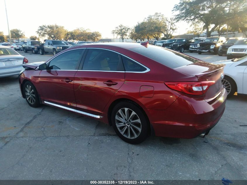 2016 HYUNDAI SONATA SPORT - 5NPE34AF4GH420235