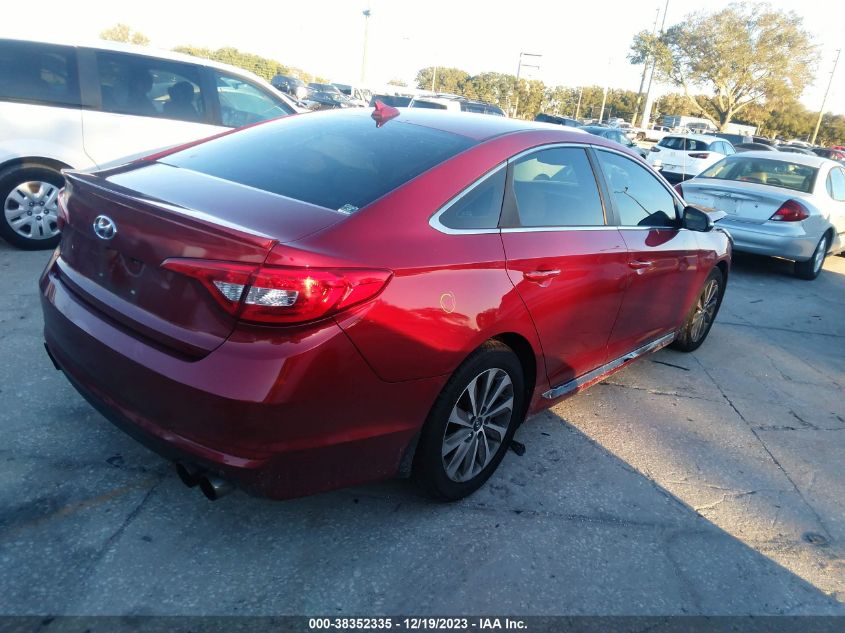 2016 HYUNDAI SONATA SPORT - 5NPE34AF4GH420235