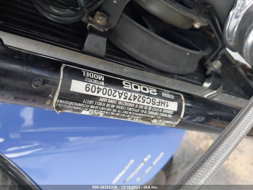 2005 HONDA VTX1300 R 1HFSC52475A200409
