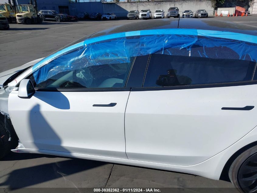 2022 TESLA MODEL 3 PERFORMANCE DUAL MOTOR ALL-WHEEL DRIVE - 5YJ3E1EC2NF298132