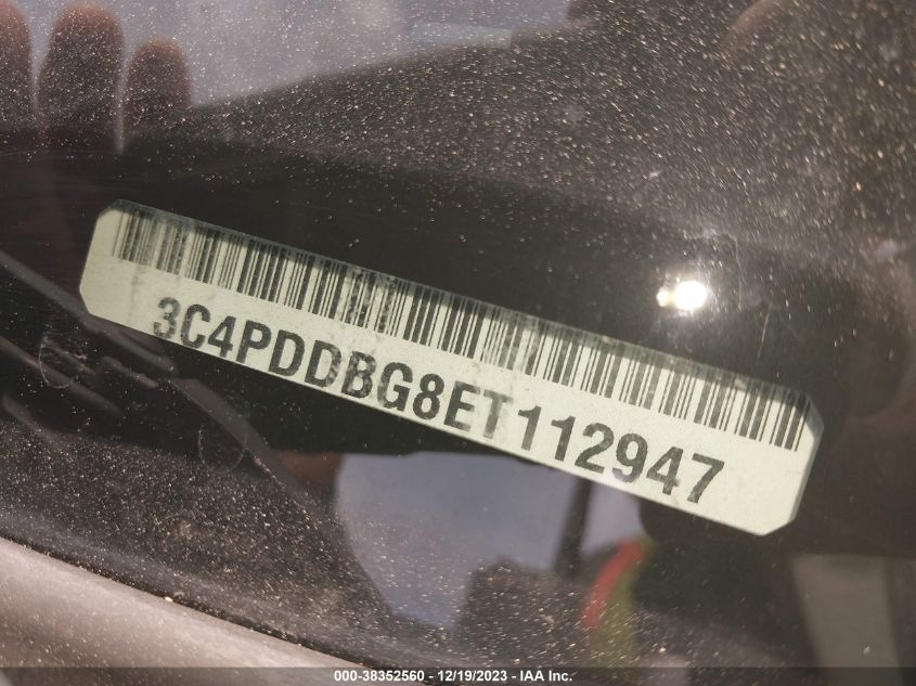 2014 DODGE JOURNEY SXT - 3C4PDDBG8ET112947