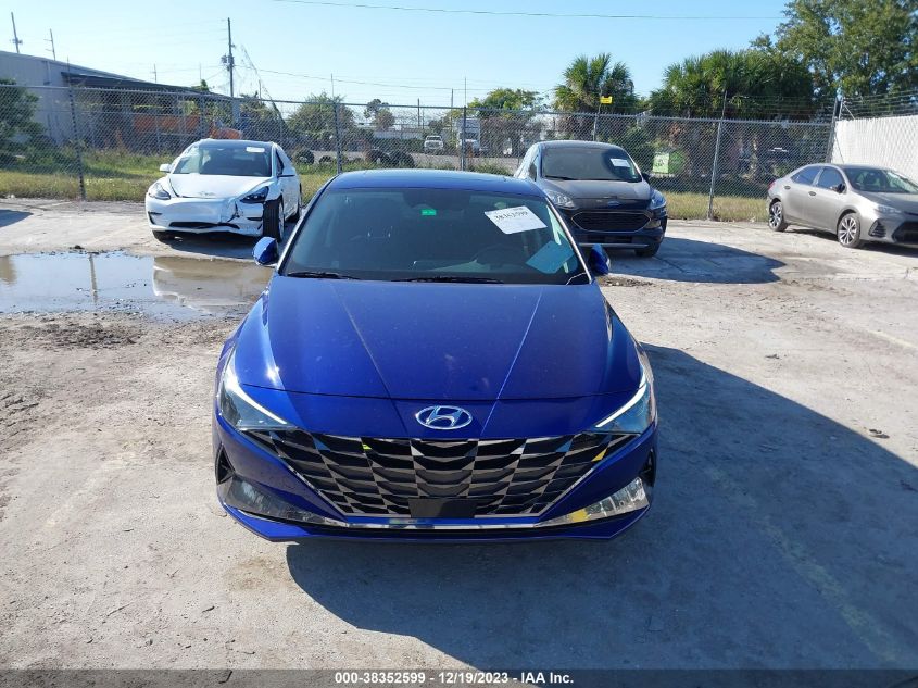 2021 HYUNDAI ELANTRA SEL - KMHLN4AG6MU151162