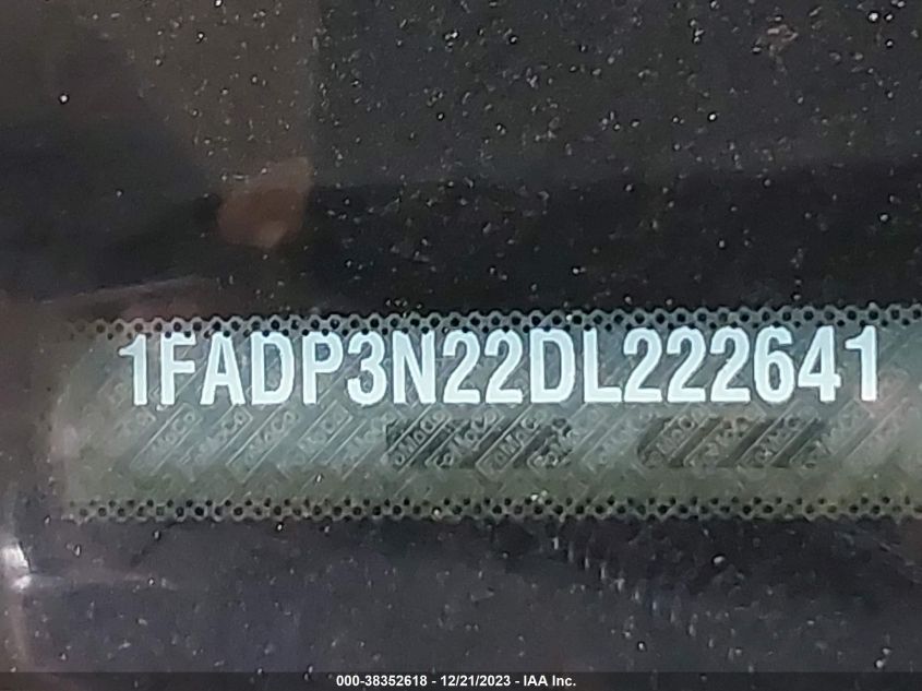 2013 FORD FOCUS TITANIUM - 1FADP3N22DL222641
