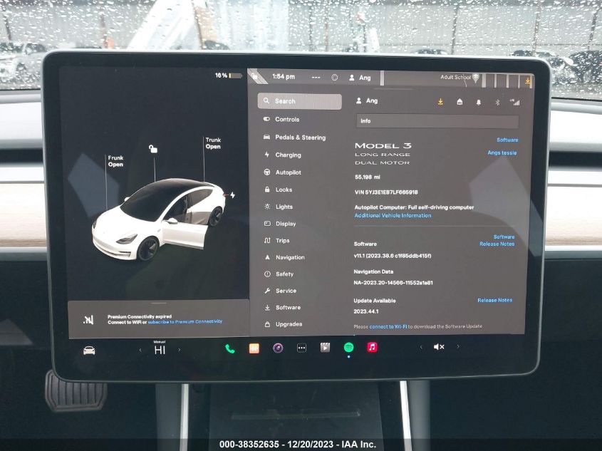 2020 TESLA MODEL 3 LONG RANGE DUAL MOTOR ALL-WHEEL DRIVE - 5YJ3E1EB7LF665918