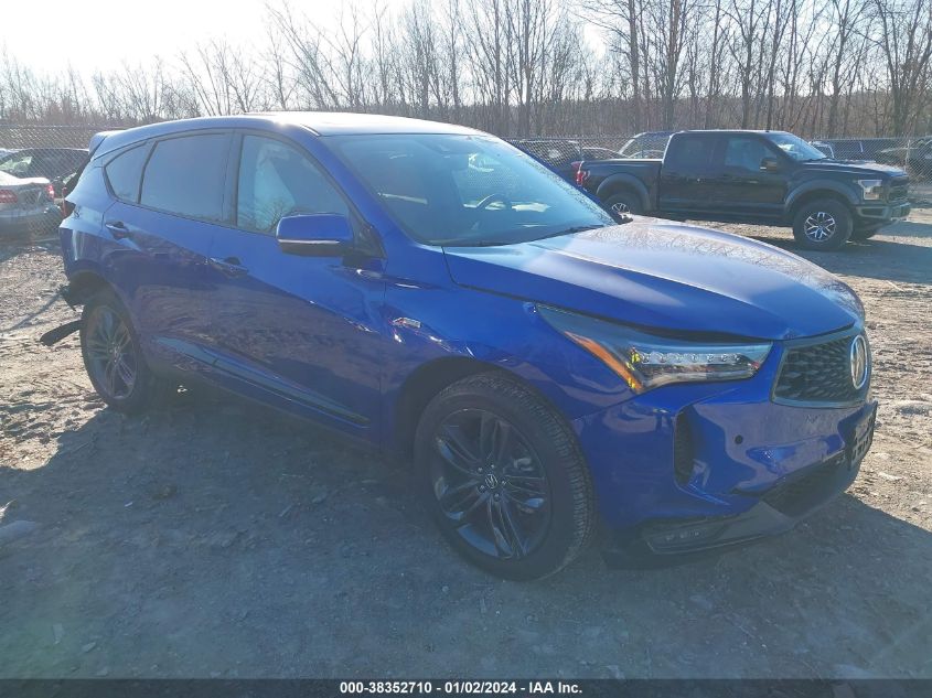 Lot #2534661345 2023 ACURA RDX A-SPEC PACKAGE salvage car