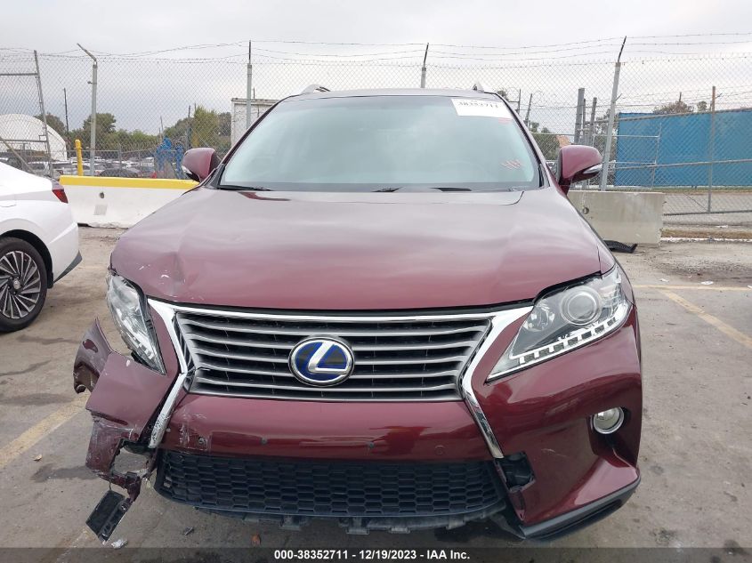 2013 LEXUS RX 450H - JTJBC1BA0D2057060