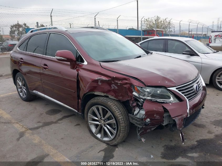 2013 LEXUS RX 450H - JTJBC1BA0D2057060