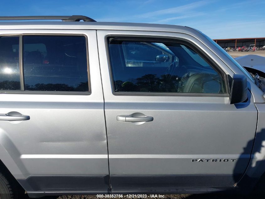 2014 JEEP PATRIOT LATITUDE - 1C4NJPFBXED604384