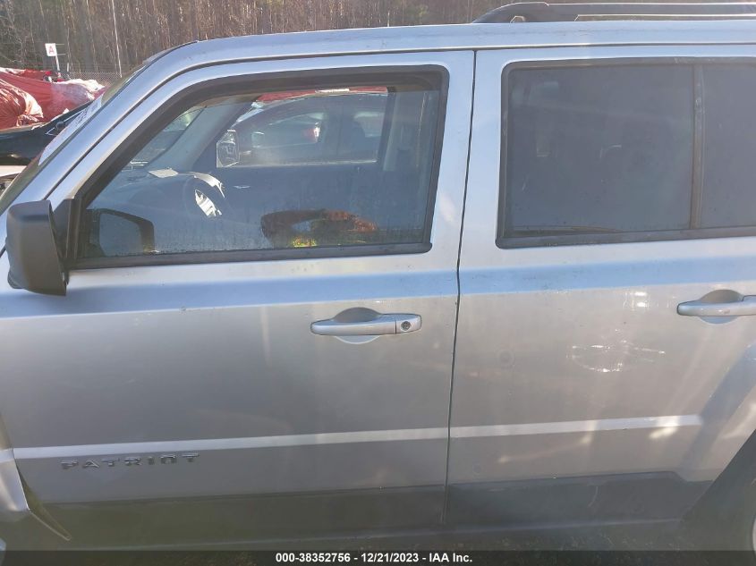 2014 JEEP PATRIOT LATITUDE - 1C4NJPFBXED604384