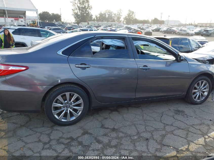2016 TOYOTA CAMRY HYBRID XLE - 4T1BD1FK5GU190503