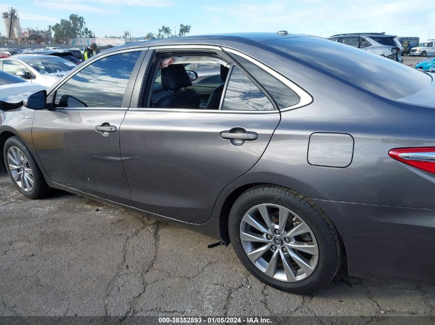 2016 TOYOTA CAMRY HYBRID XLE - 4T1BD1FK5GU190503