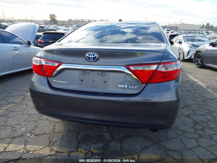 2016 TOYOTA CAMRY HYBRID XLE - 4T1BD1FK5GU190503