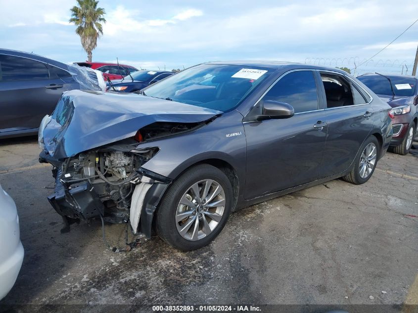 2016 TOYOTA CAMRY HYBRID XLE - 4T1BD1FK5GU190503