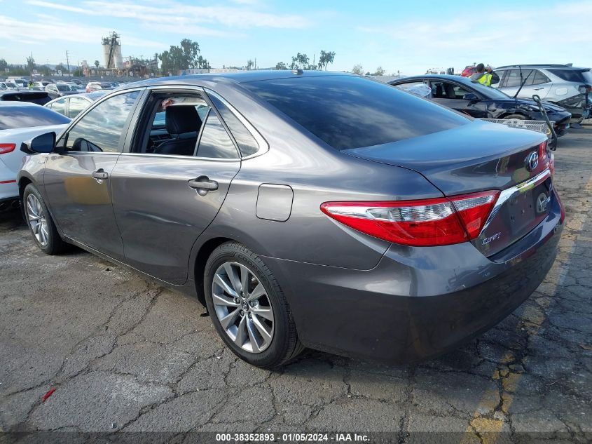 2016 TOYOTA CAMRY HYBRID XLE - 4T1BD1FK5GU190503