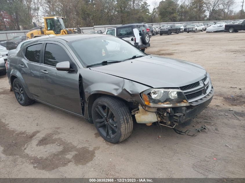 2013 DODGE AVENGER SXT - 1C3CDZCG5DN603876