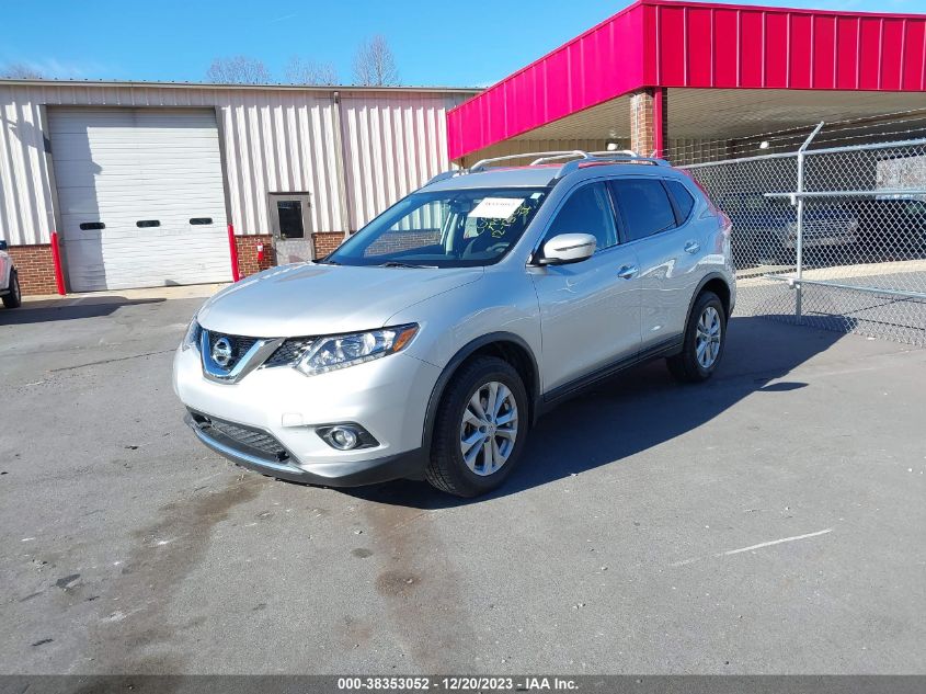 2016 NISSAN ROGUE SV - KNMAT2MT1GP628386
