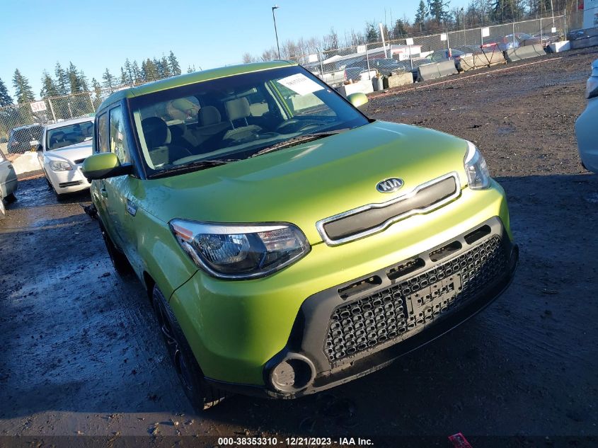 2015 KIA SOUL - KNDJN2A26F7765103