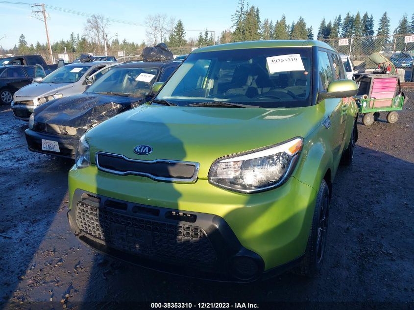 2015 KIA SOUL - KNDJN2A26F7765103