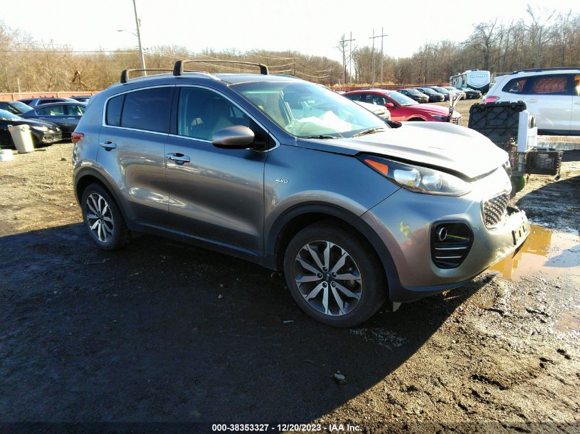 2017 KIA SPORTAGE EX - KNDPNCAC4H7146253