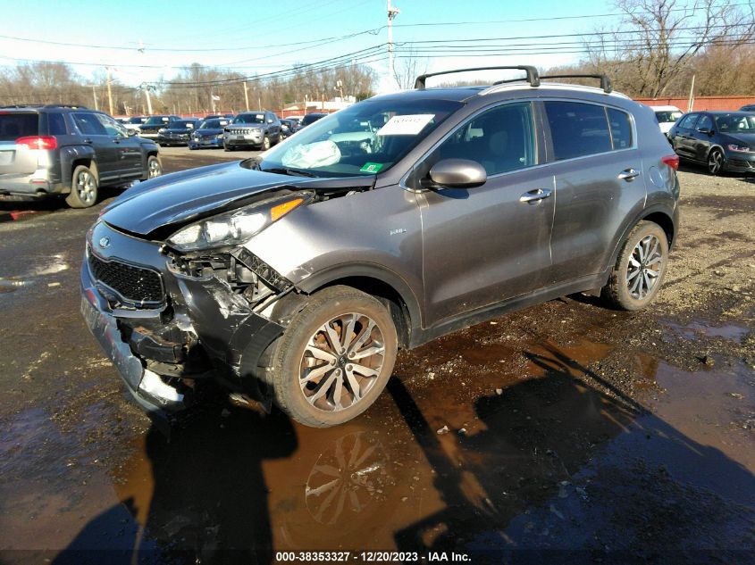 2017 KIA SPORTAGE EX - KNDPNCAC4H7146253
