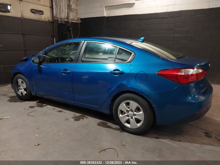 2015 KIA FORTE LX - KNAFX4A65F5314025
