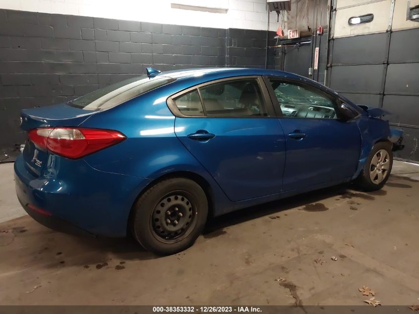2015 KIA FORTE LX - KNAFX4A65F5314025