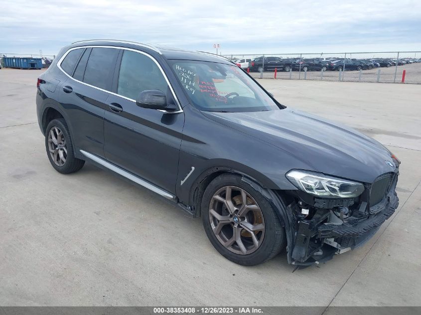5UX43DP01N9J20283 2022 BMW X3 - Image 1