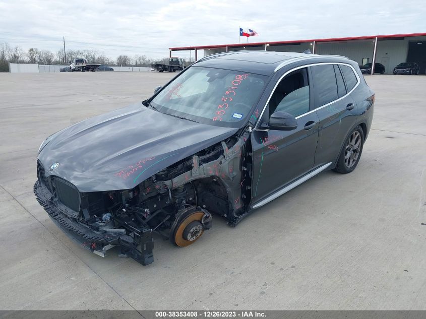 5UX43DP01N9J20283 2022 BMW X3 - Image 2