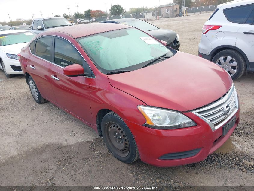 2014 NISSAN SENTRA S/SV/SR/SL - 3N1AB7AP5EY328436