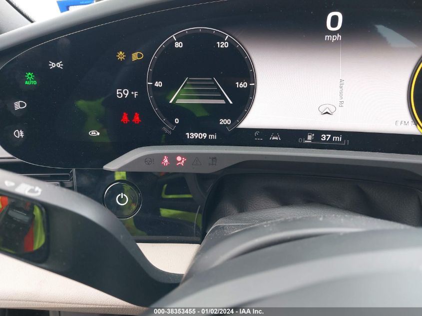 2022 PORSCHE TAYCAN - WP0AA2Y19NSA17985