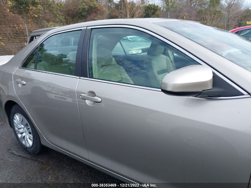 2013 TOYOTA CAMRY L - 4T4BF1FK8DR287898