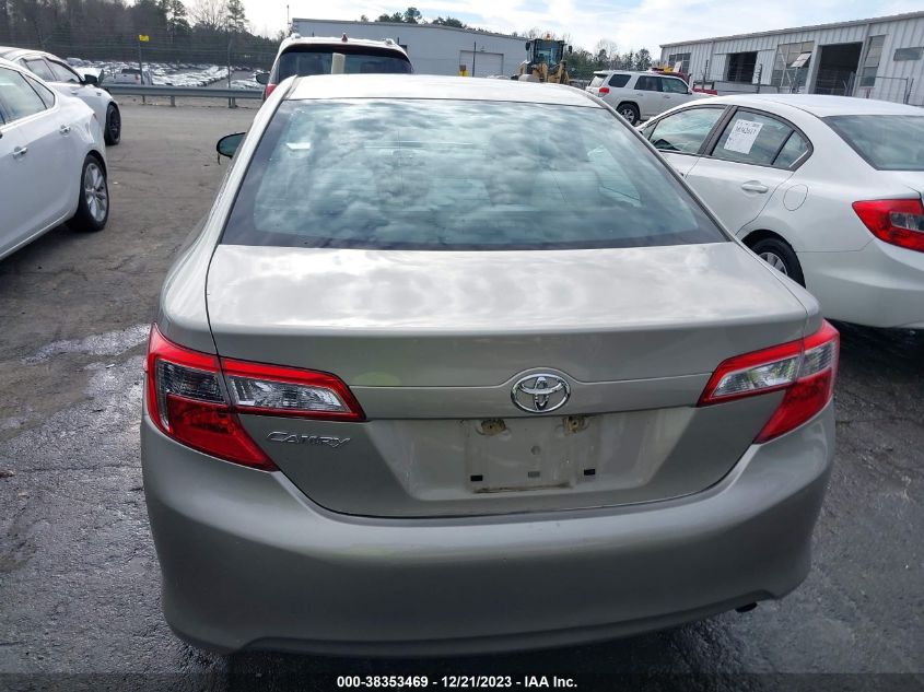 2013 TOYOTA CAMRY L - 4T4BF1FK8DR287898