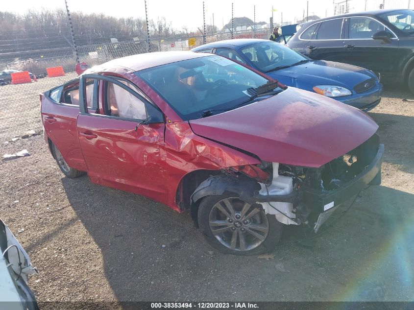 2018 HYUNDAI ELANTRA SEL/VALUE/LIMITED - 5NPD84LF5JH387487