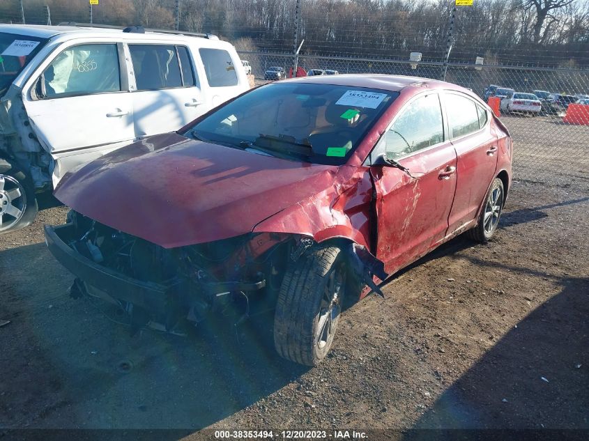2018 HYUNDAI ELANTRA SEL/VALUE/LIMITED - 5NPD84LF5JH387487