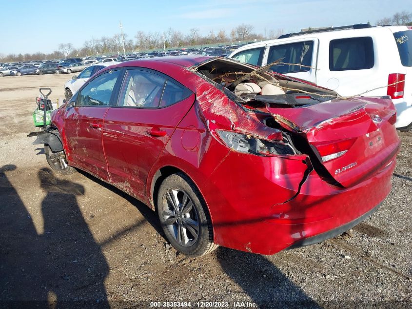 2018 HYUNDAI ELANTRA SEL/VALUE/LIMITED - 5NPD84LF5JH387487