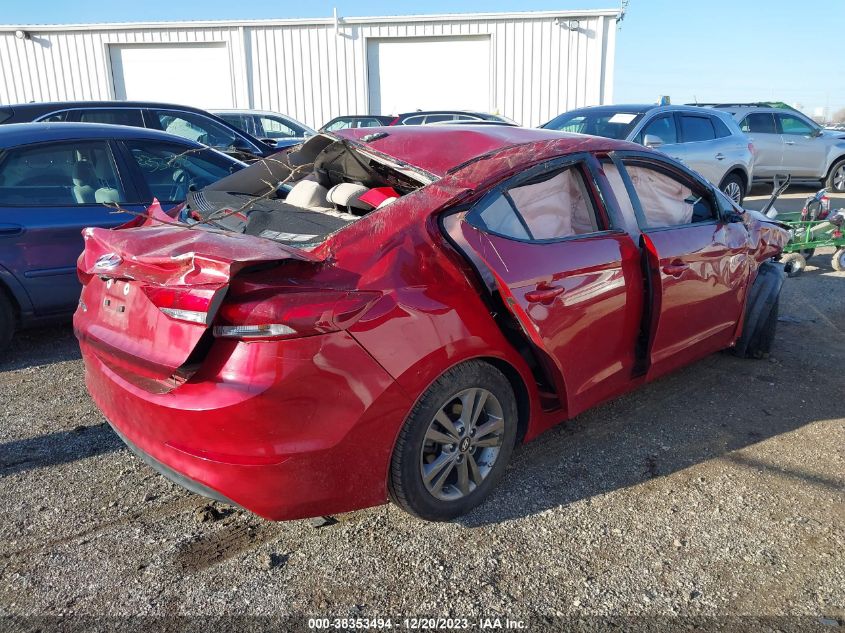 2018 HYUNDAI ELANTRA SEL/VALUE/LIMITED - 5NPD84LF5JH387487