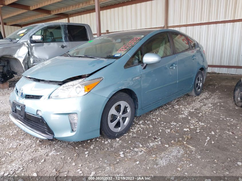2015 TOYOTA PRIUS FOUR - JTDKN3DU1F1919632