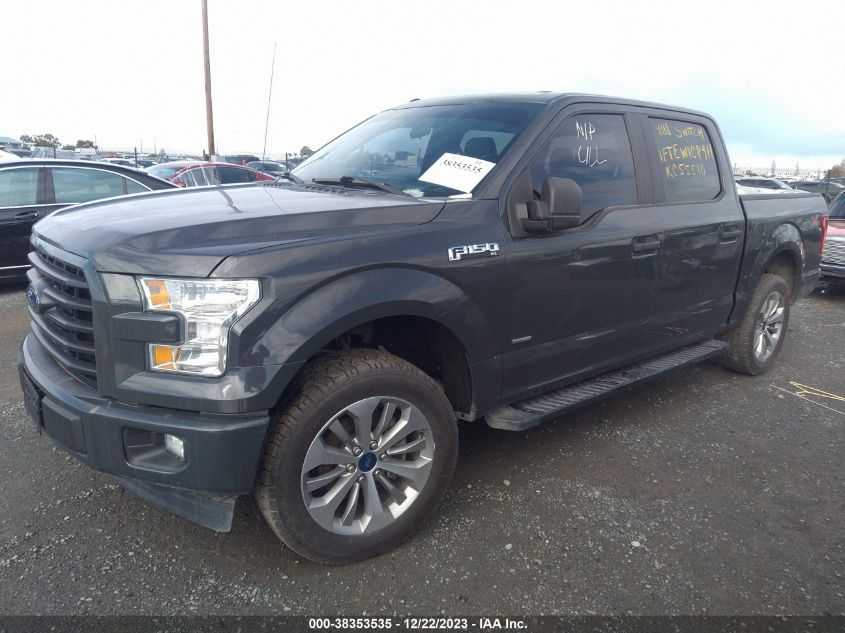 2017 FORD F-150 SUPERCREW - 1FTEW1CP9HKC55510