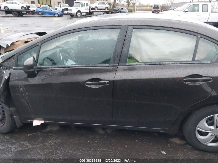 2013 HONDA CIVIC LX - 19XFB2F58DE020559